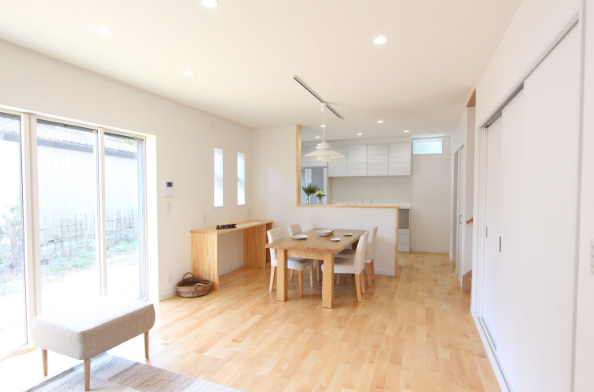 ママスペースとして利用できるスペースを作った事例｜茨城県鹿行エリアの住宅事例